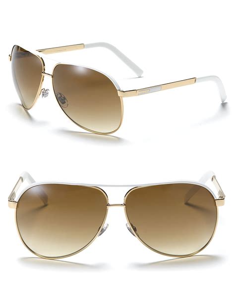 gucci aviator gold white sunglasses with top bar|gucci aviator sunglasses men's.